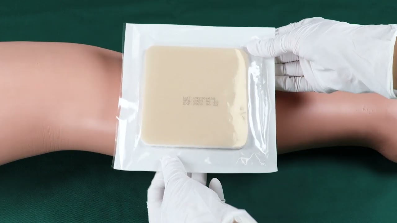 Alexer Silicone Foam Dressing without Border