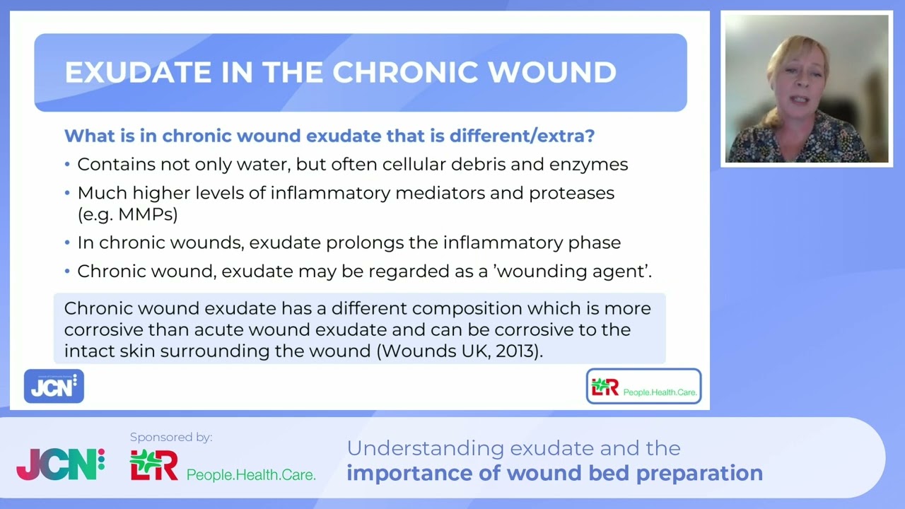Understanding exudate and the importance of wound bed preparation