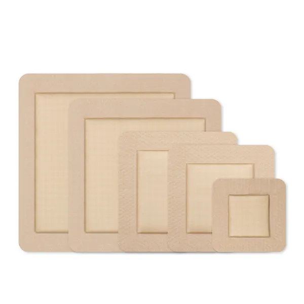 Silicone Foam Dressing with Border for wound care