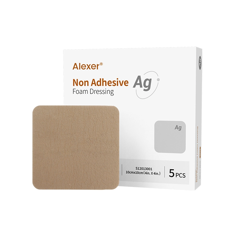 Alexer® Ag Foam Dressing Non-Adhesive, OEM/ODM service manufacturer