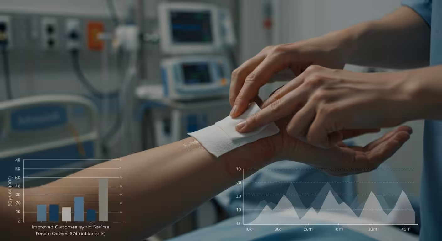 How Moist Wound Healing Theory and foam dressing reduce hospital stays and drive down costs.