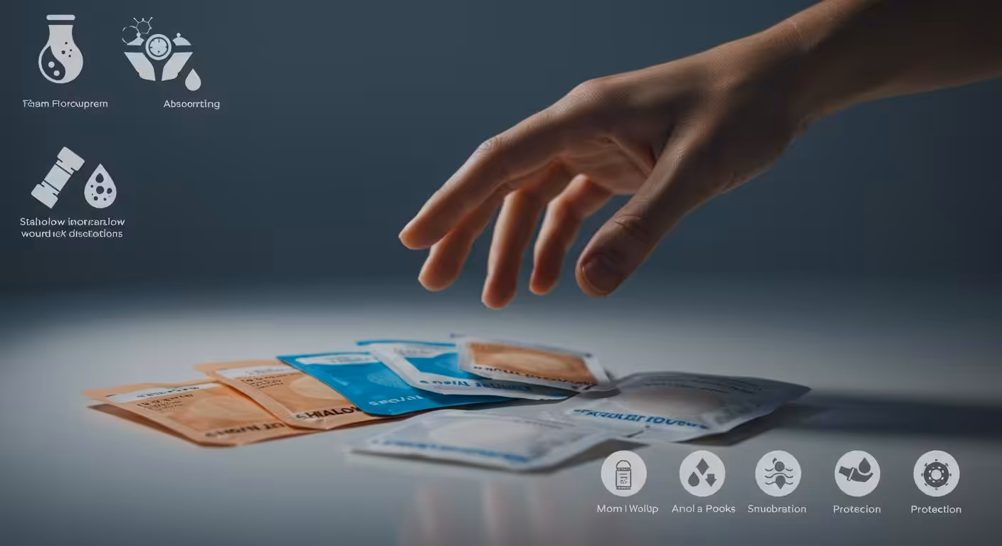 Foam wound dressing selection for specific wound requirements