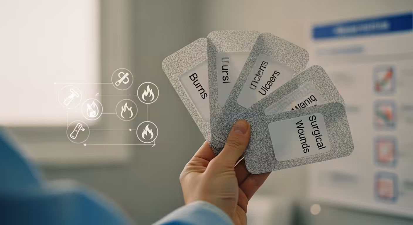 Selecting the Right Silver Foam Dressing for Different Wound Types