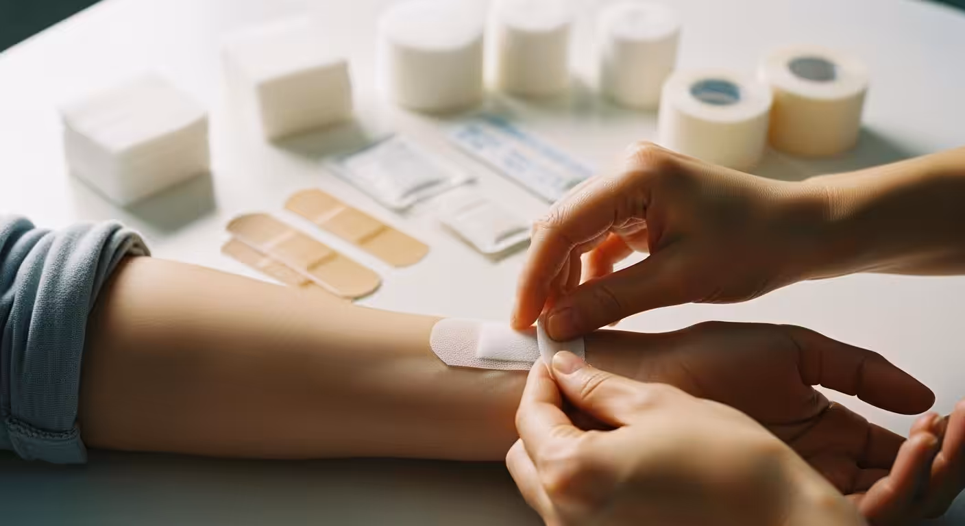 Wound dressing supplies for sensitive skin and comfort