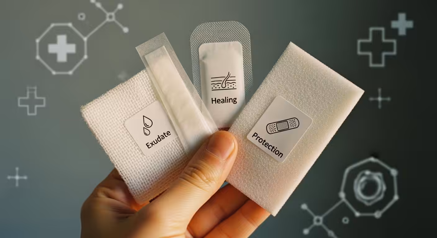 Matching Wound Dressings to Wound Stages and Needs