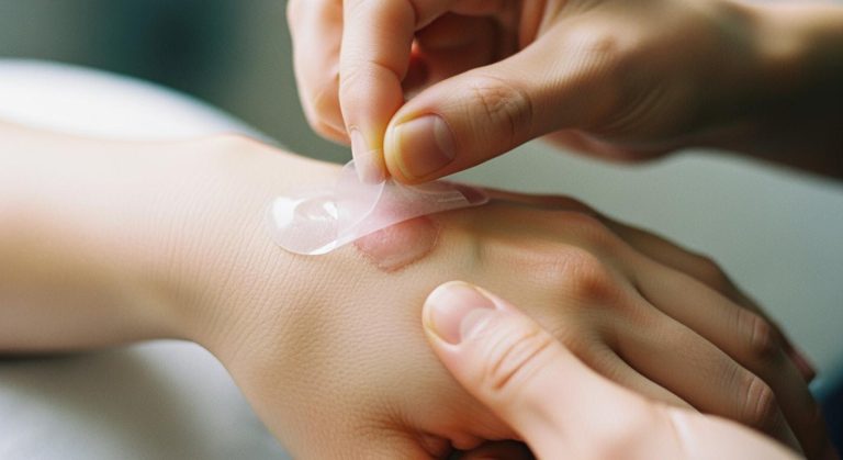 When to stop using hydrocolloid dressing