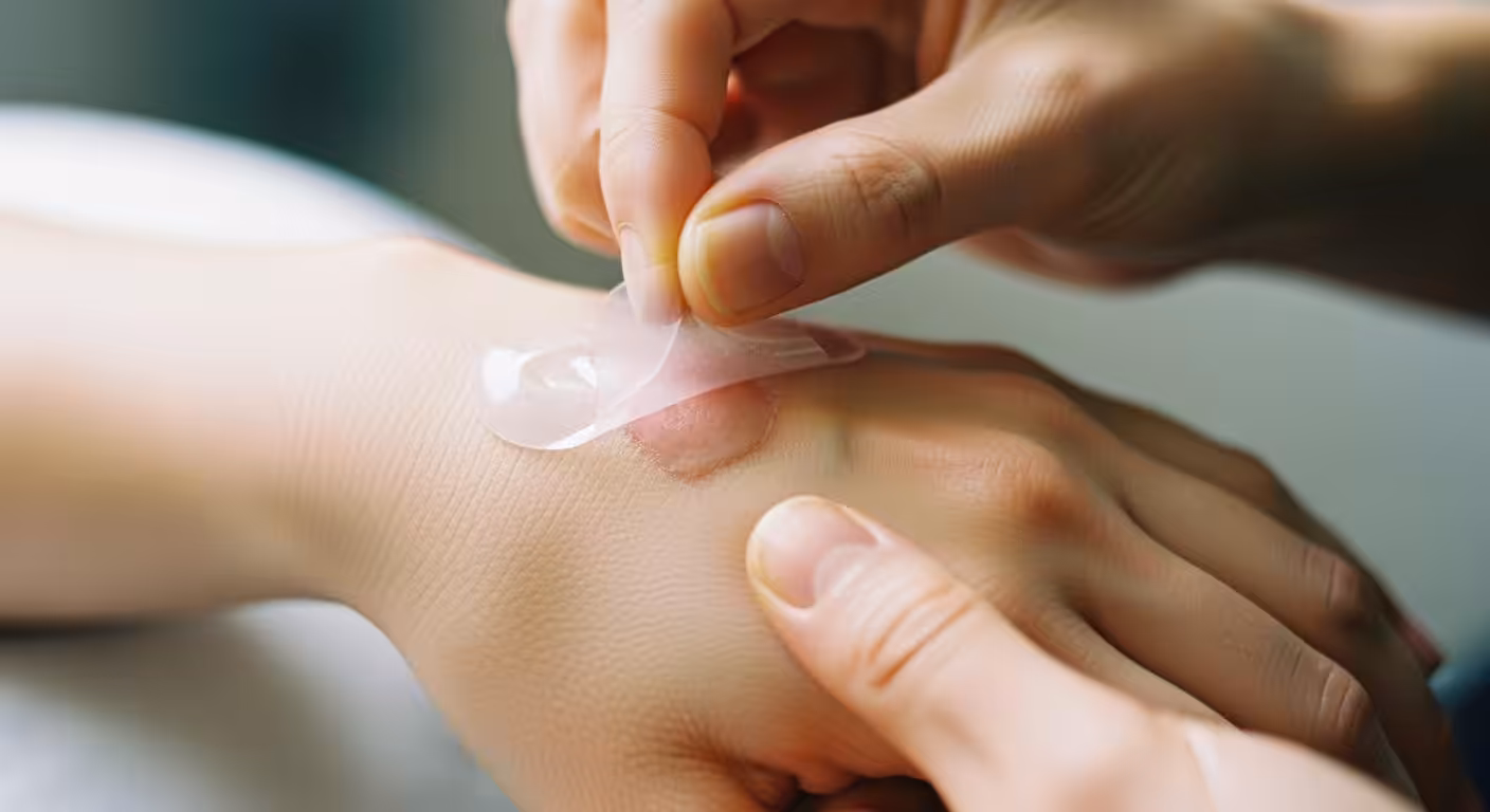 When to stop using hydrocolloid dressing