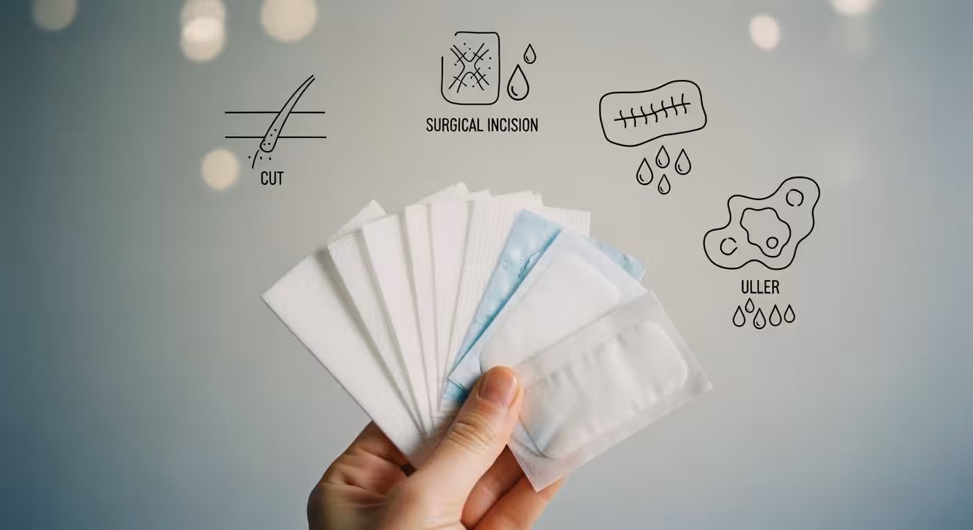 Choosing the Right Absorbent Dressings for Different Wound Types and Exudate Levels