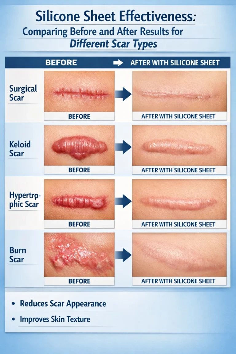 Ai Image of Scar Sheets Effectiveness, SLK Medical - OEM advanced wound care manufacturer
