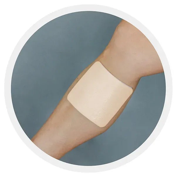 Silicone Foam Dressing without Border