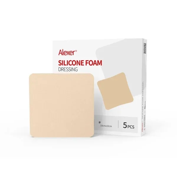 Silicone Foam Dressing without Border