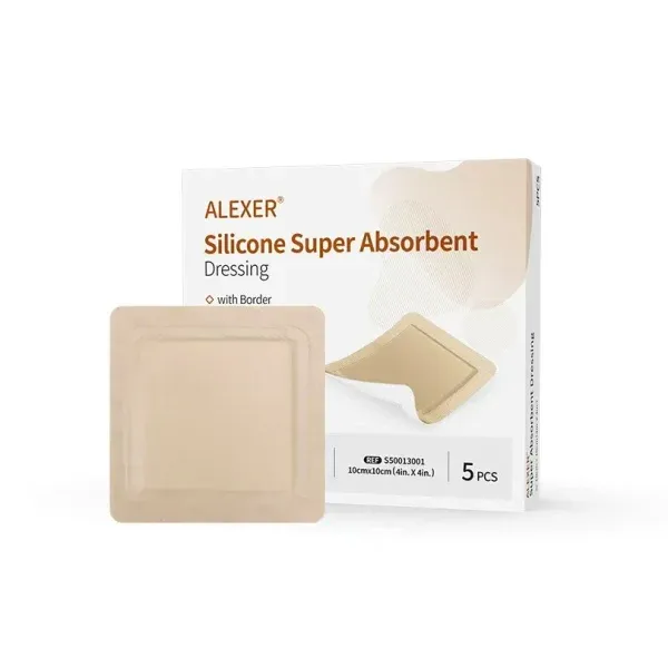 Super Absorbent Dressing Silicone Adherent