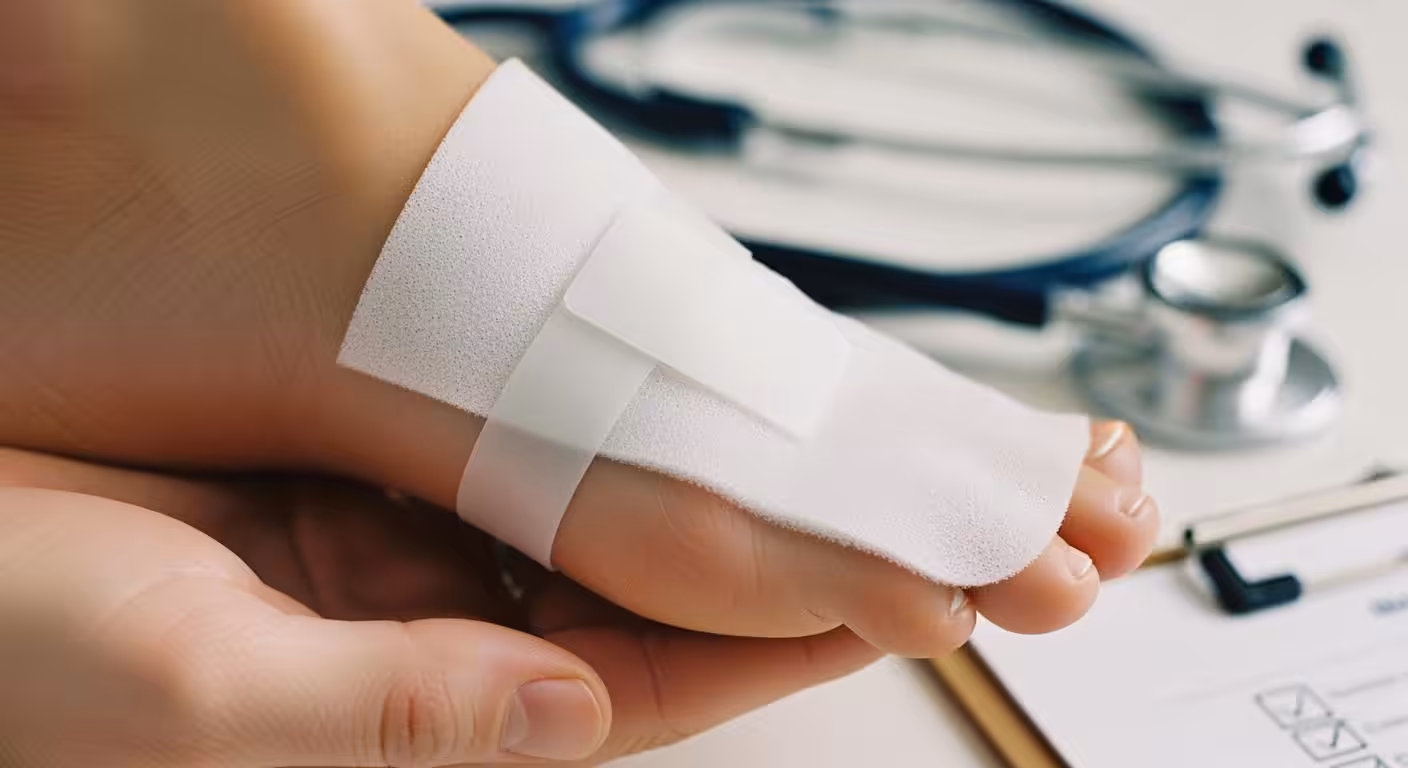 Heel Foam Dressing with Silicone Adhesive | Pressure Ulcer Prevention
