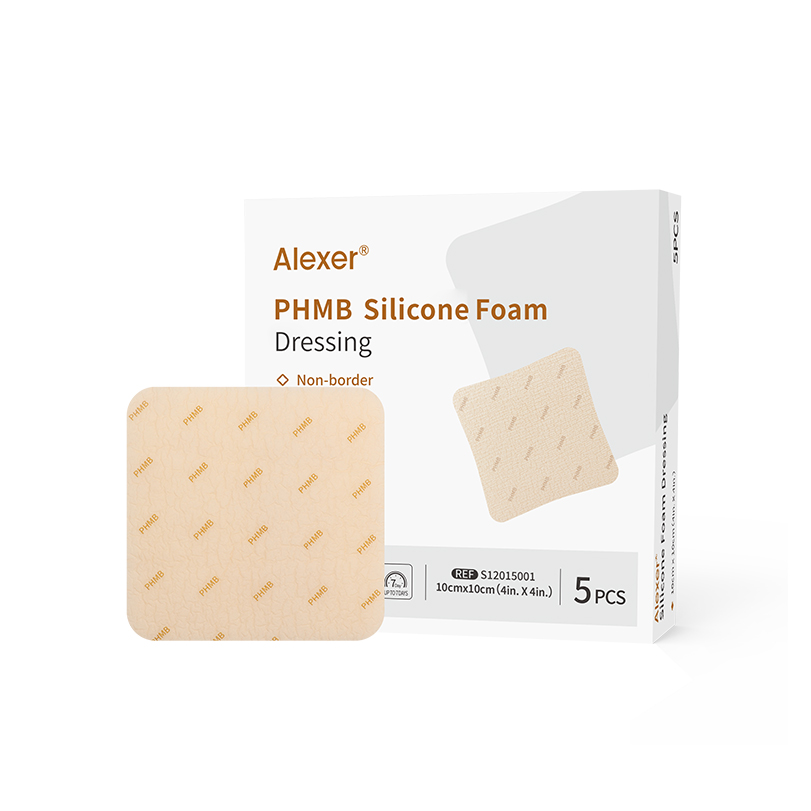 Alexer® PHMB silicone foam dressing Non-border