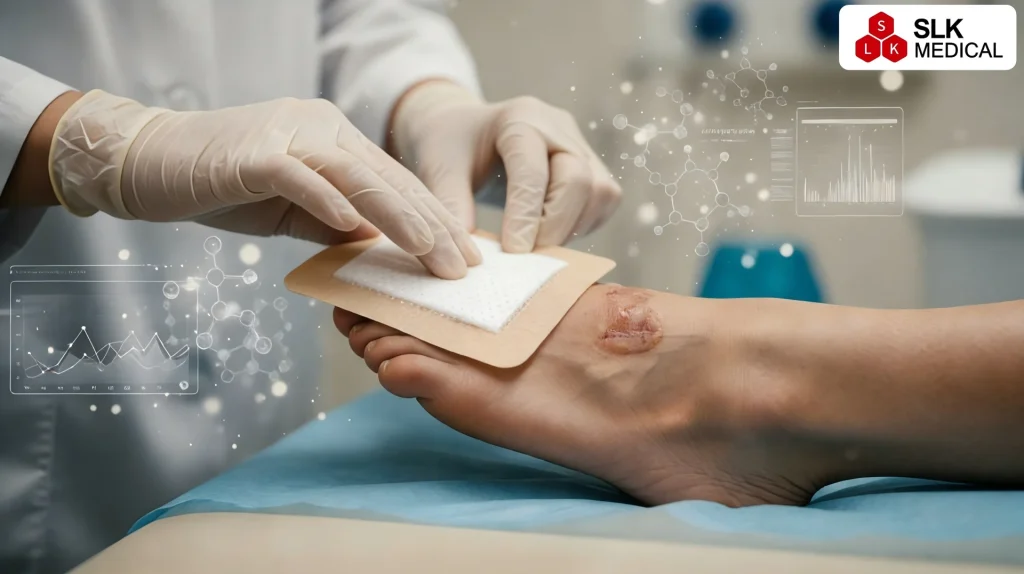 Advanced Foam DressingSLK Medical Foam dressing manuafacturer