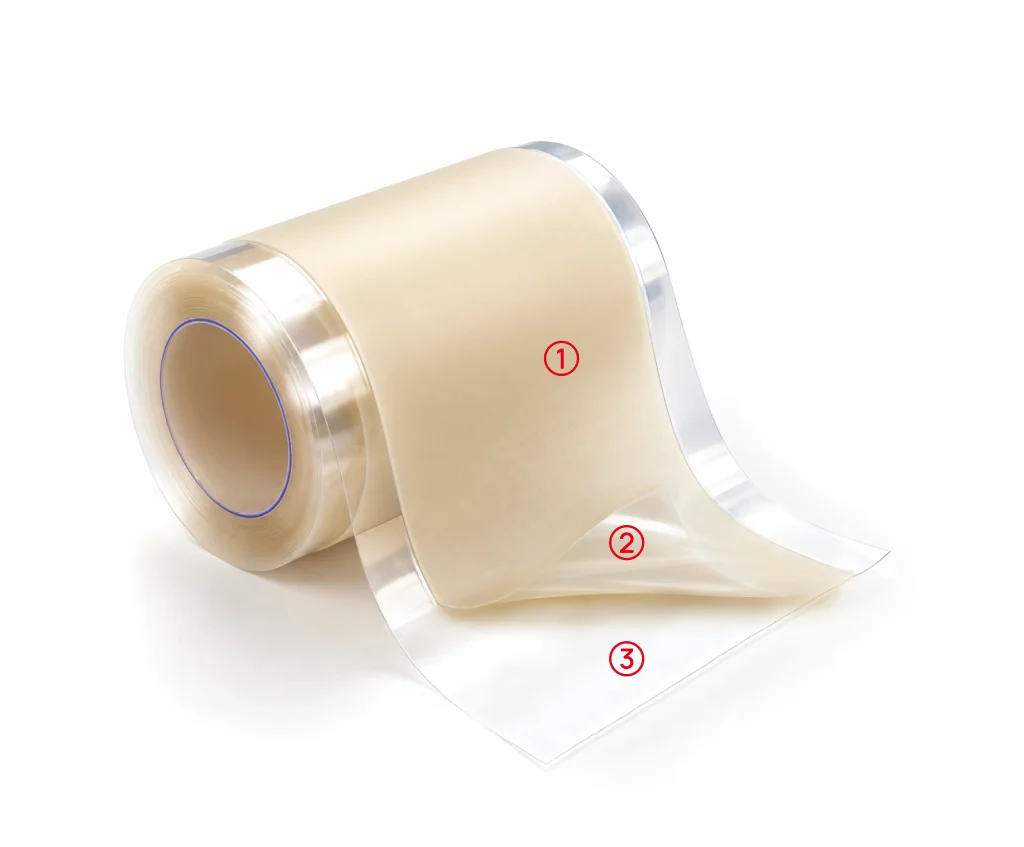 Structure of hydrocolloid roll - SLK Medical